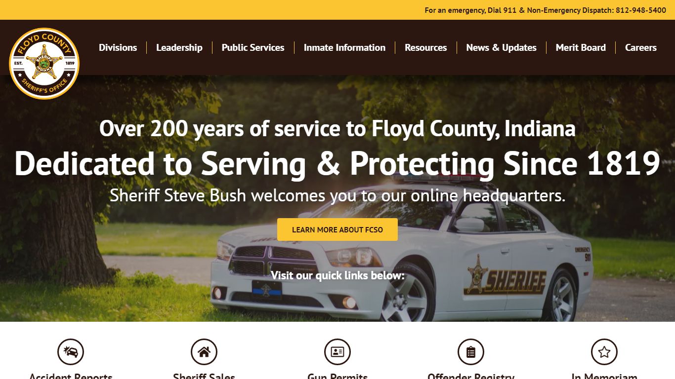 Floyd County Sheriff's Department, Indiana – Serving & Protecting Since ...