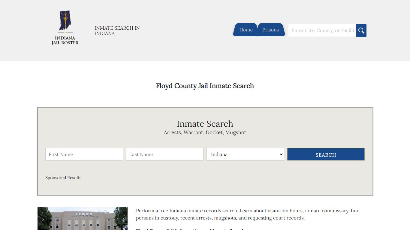 Floyd County Jail Inmate Search - Indiana Jail Roster